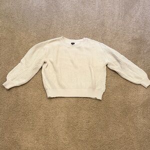 GAP Women's Beige Crew Neck Sweater